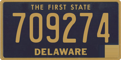 DE license plate 709274