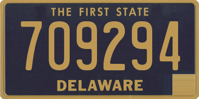 DE license plate 709294