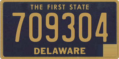 DE license plate 709304