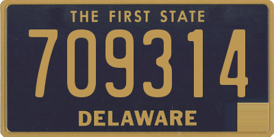 DE license plate 709314