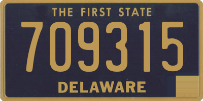 DE license plate 709315