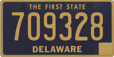 DE license plate 709328