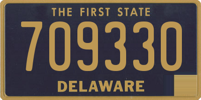 DE license plate 709330