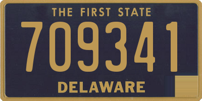 DE license plate 709341