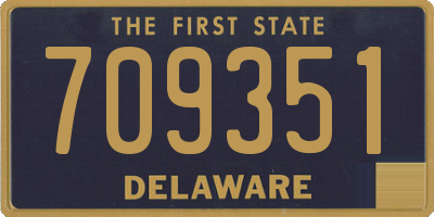 DE license plate 709351