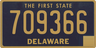 DE license plate 709366