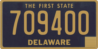 DE license plate 709400