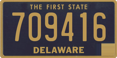 DE license plate 709416