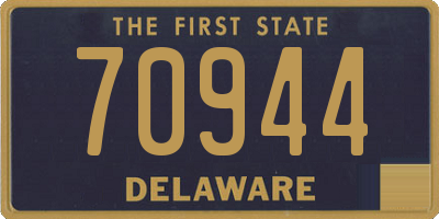 DE license plate 70944