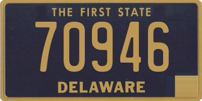 DE license plate 70946