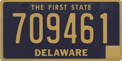 DE license plate 709461