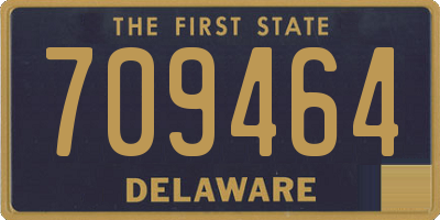 DE license plate 709464