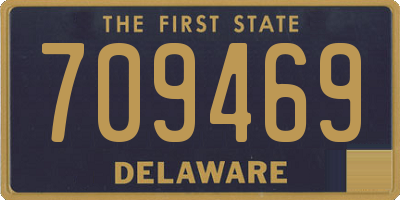 DE license plate 709469