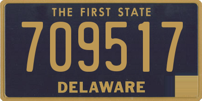 DE license plate 709517
