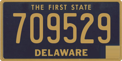 DE license plate 709529