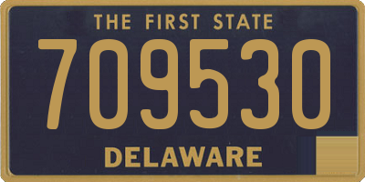 DE license plate 709530