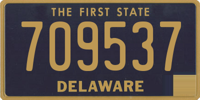 DE license plate 709537