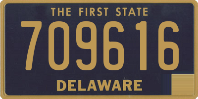 DE license plate 709616