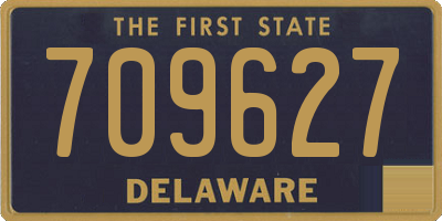 DE license plate 709627