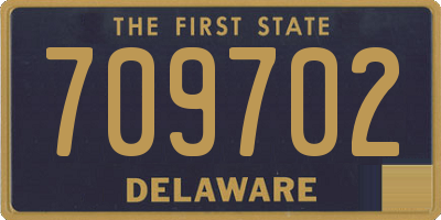 DE license plate 709702