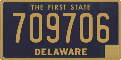 DE license plate 709706