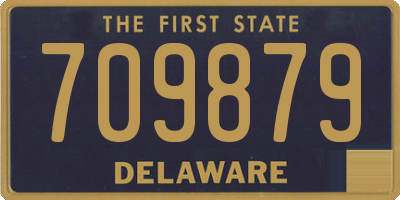 DE license plate 709879
