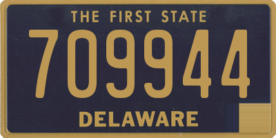 DE license plate 709944