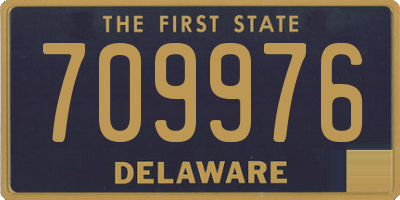 DE license plate 709976
