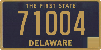 DE license plate 71004