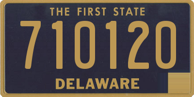DE license plate 710120