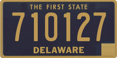 DE license plate 710127