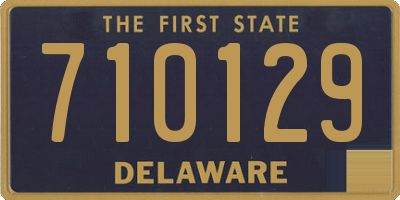 DE license plate 710129