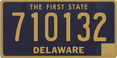 DE license plate 710132