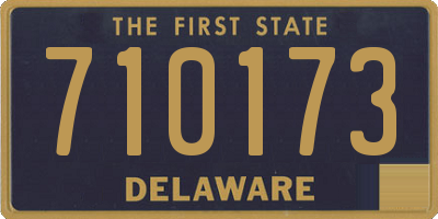 DE license plate 710173