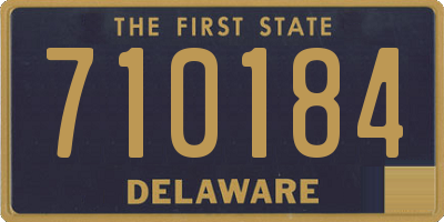 DE license plate 710184