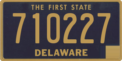 DE license plate 710227