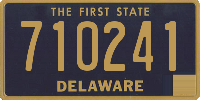 DE license plate 710241