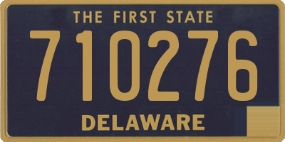 DE license plate 710276