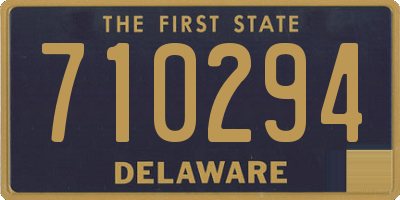 DE license plate 710294
