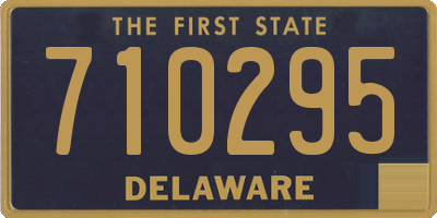 DE license plate 710295