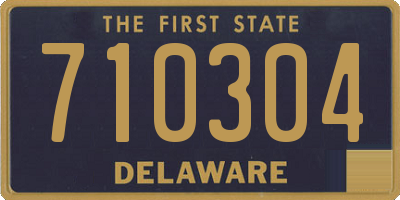 DE license plate 710304