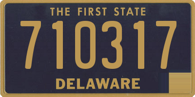DE license plate 710317