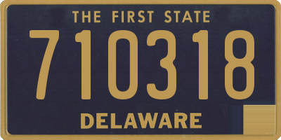 DE license plate 710318
