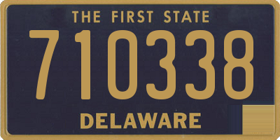 DE license plate 710338