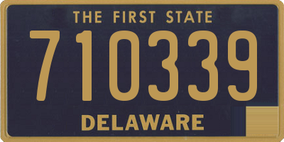 DE license plate 710339