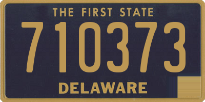 DE license plate 710373
