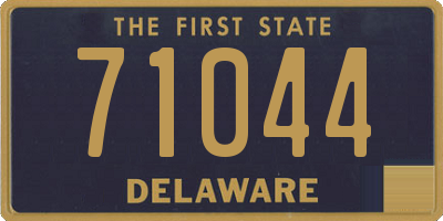 DE license plate 71044