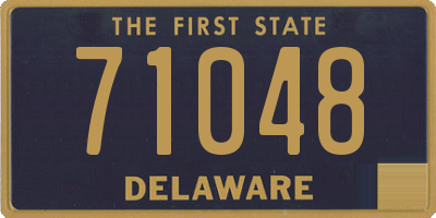 DE license plate 71048