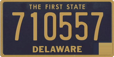 DE license plate 710557