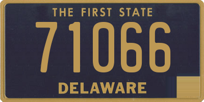 DE license plate 71066